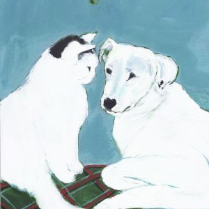 Christmas Cards "Mistletoe, Paws & Peace" (Large A5 size)
